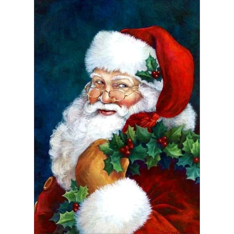 Santa Claus - Full Round - Diamond Painting(40*30cm)