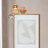 (US Local)Cat 5D DIY Wooden Diamond Painting Door Topper for Party Favors (Left)