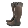 Natural rubber comfortable waterproof boots outdoor non-slip rubber rain boots