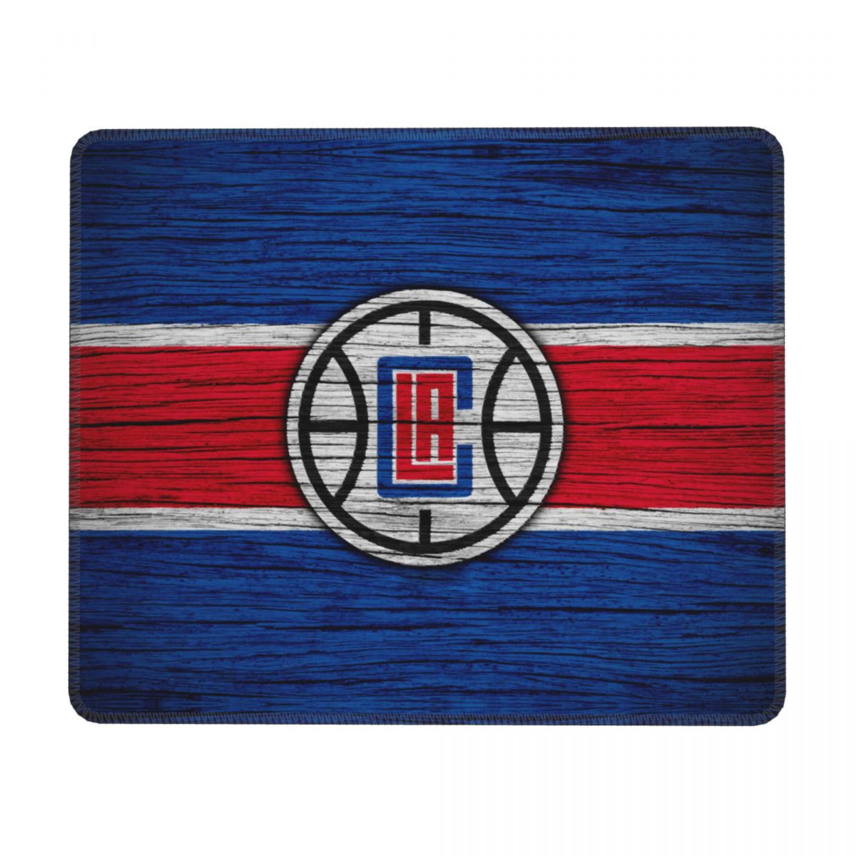 Los Angeles Clippers Hardwood Design Square Mouse Pad for Wireless Mouse