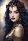 Luxury AB Velvet Diamond Painting Kit - Beauty
