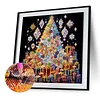 Christmas Tree - Diamond Painting - Partial Special Shaped Drill(Canvas|30*30cm)