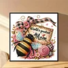 Diamond Painting-DIY Crystal Rhinestone Mother's Day Bee