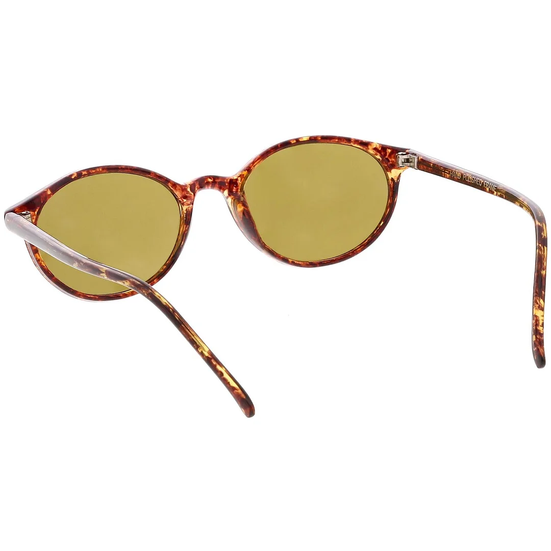 True Vintage Small Horn Rimmed Oval glasses Slim Arms 48mm