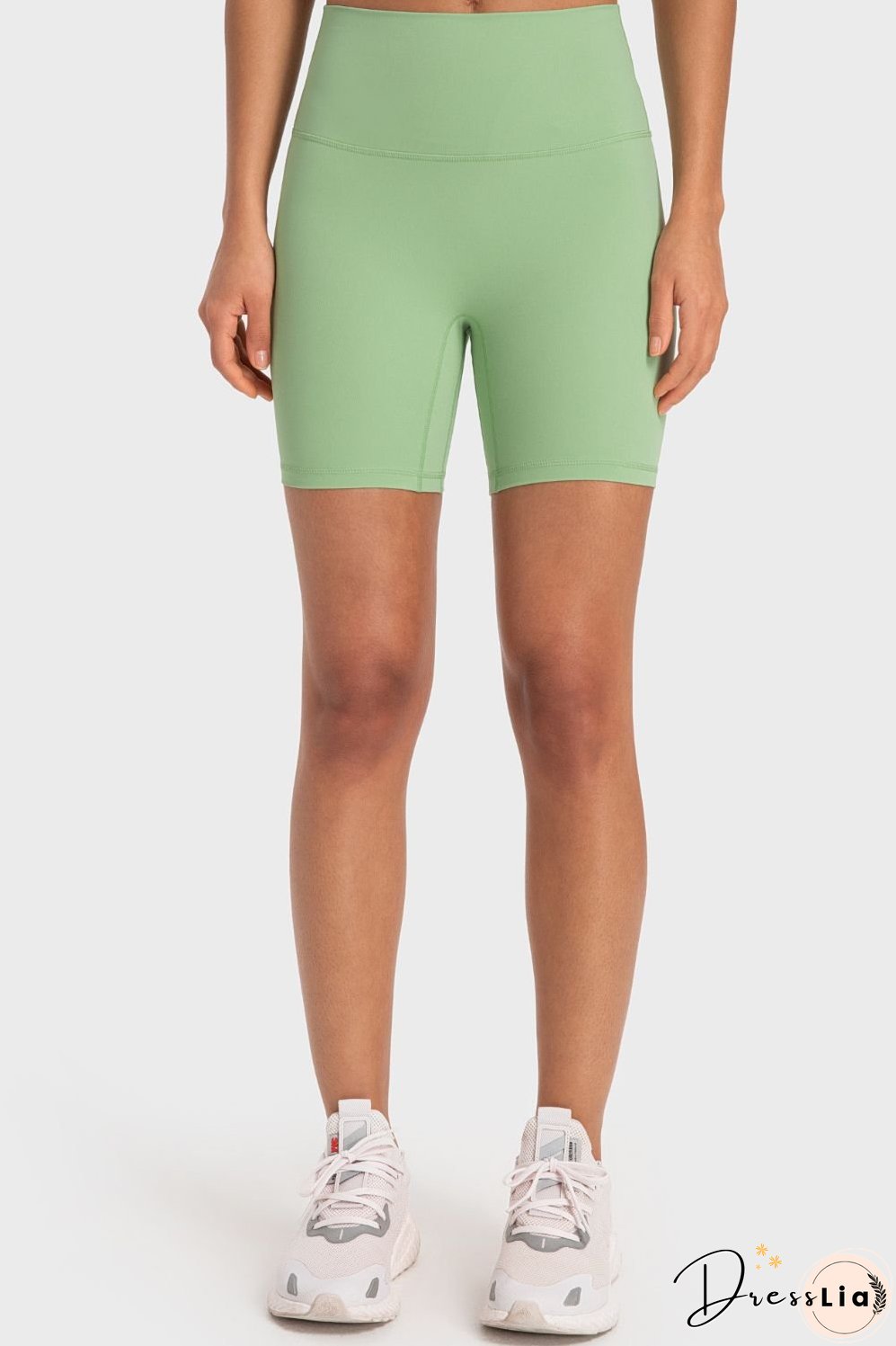 Staying Cozy Wide Waistband Biker Shorts