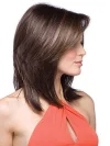 Gradient Highlight Layering Shoulder Short Straight Wigs