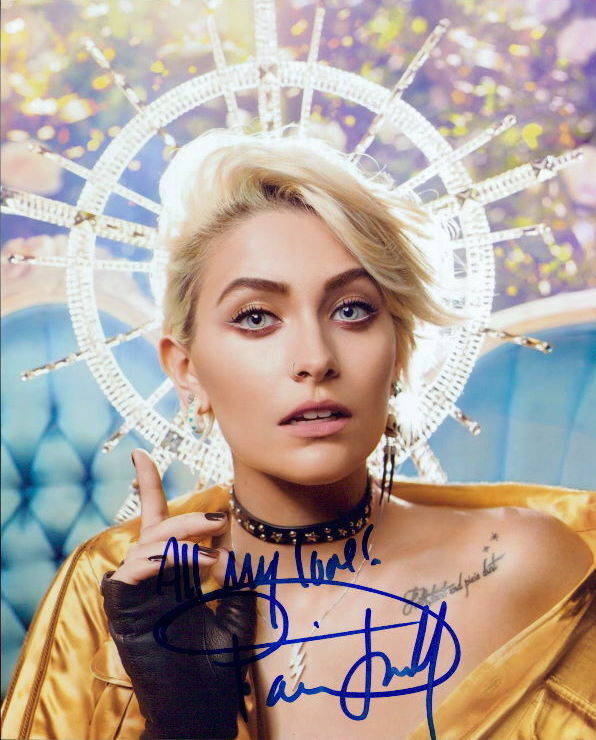 Paris Jackson sexy signed 8x10 Photo Poster painting In-person