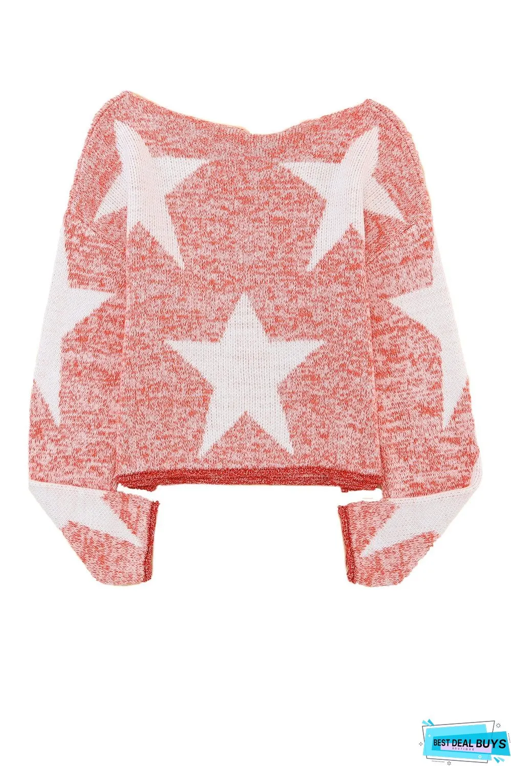 Big Star Spangled Casual Knit Sweater