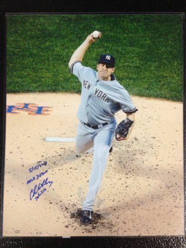 Autographed/Signed CHASE WHITLEY Yankees 16x20 Photo Poster painting Inscribed MLB Debut 5/15/14