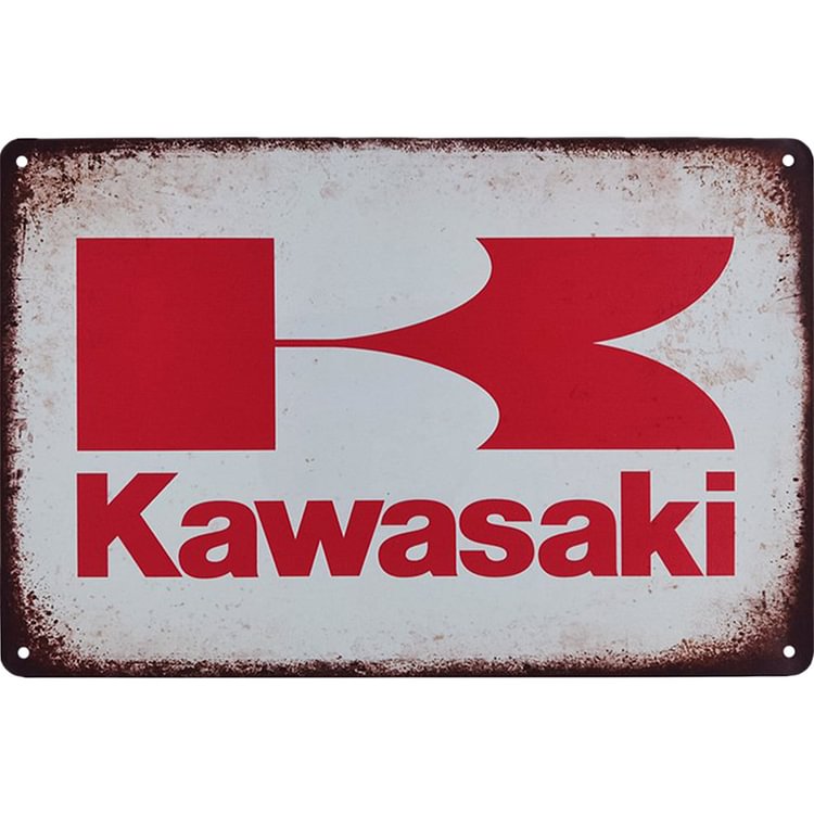 【20*30cm/30*40cm】Kawasaki - Vintage Tin Signs/Wooden Signs