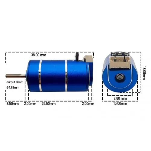 EnsoTech Swave ZMV3 Sensored Brushless Motor