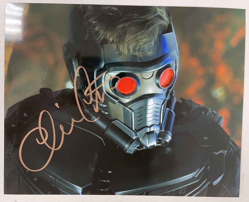 Chris Pratt Signed Autographed Guardians of the Galaxy