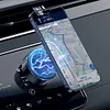 Air Suction Magnetic Car Phone Mount 360 Rotation Car Phone Stand (Black)