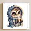 Owl - 18CT Stamped Cross Stitch 20*20cm/7.87*7.87in