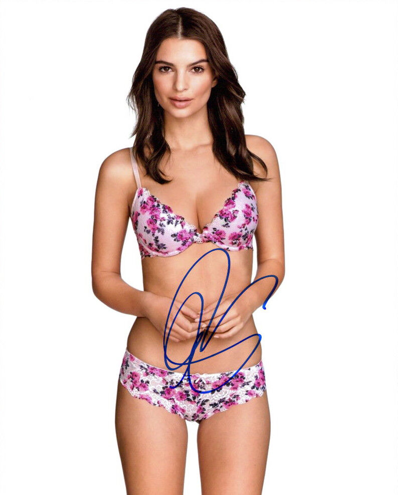 Emily Ratajkowski signed authentic 8x10 Photo Poster painting COA