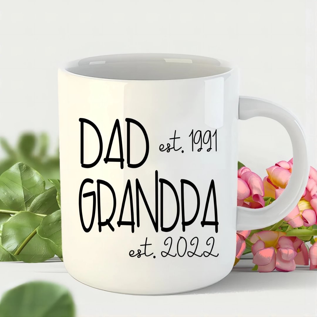 Personalized Name Dad Grandpa Cup