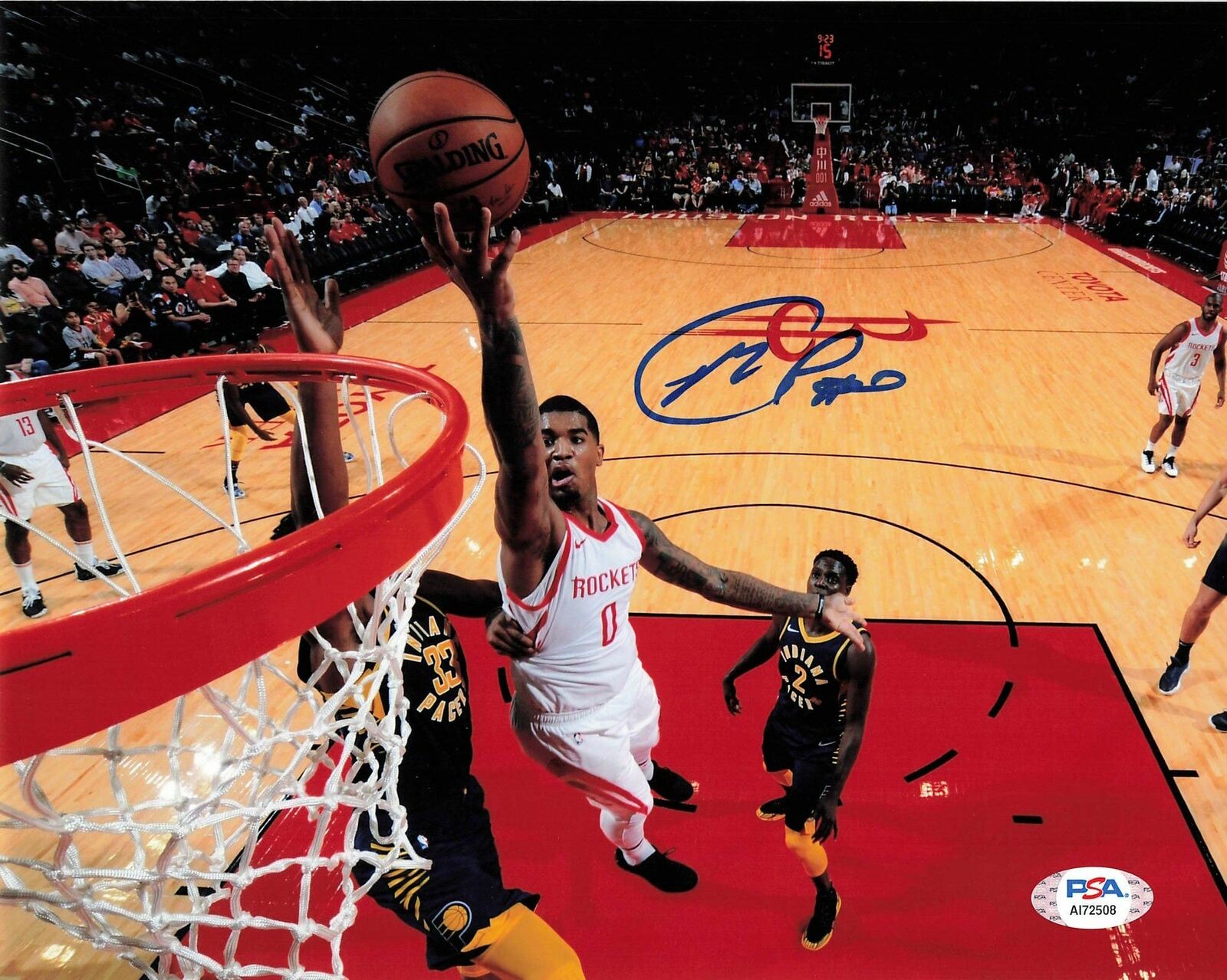 MARQUESE CHRISS signed 8x10 Photo Poster painting PSA/DNA Houston Rockets Autographed