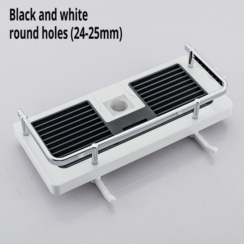 Bathroom Shower Shelves Shampoo Tray Stand Single Tier No Drilling Lifting Rod Shower Head Holder | IFYHOME