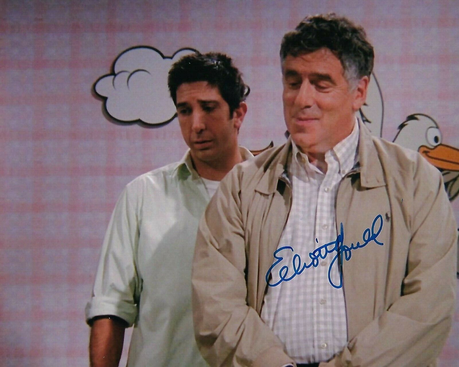 GFA Friends Jack Geller * ELLIOTT GOULD * Signed 8x10 Photo Poster painting E7 COA