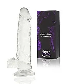 pornhint Pornhint Clearly Hung Suction Cup Dildo 8 Inch - Hott Love Extreme