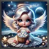 Moonlight Fairy-11CT Stamped Cross Stitch 45*45cm tapestrymarket