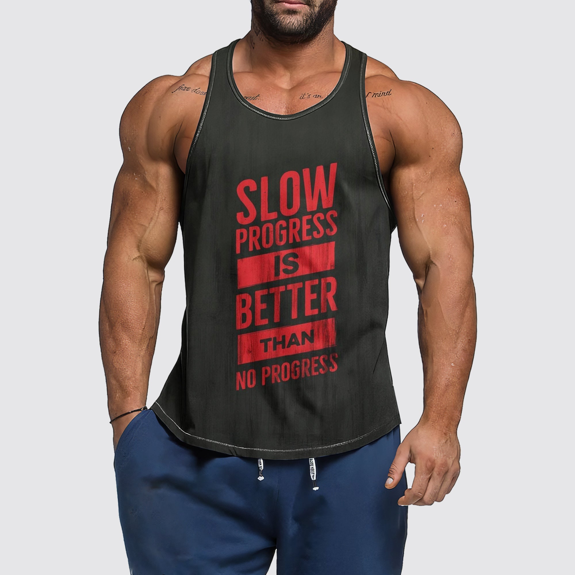 Ultimate Gym Tank Top for Men: Stay Cool and Comfy During Intense Workouts- AA00851