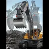Alloy Remote Control Excavator Toy, Electric Excavator Engineering Vehicle