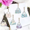 6Pcs DIY Diamond Painting Handbag Keychain
