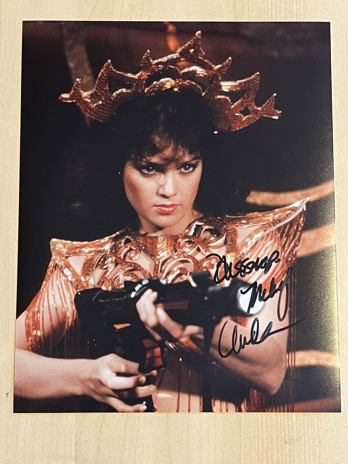 MELODY ANDERSON SIGNED 8x10 Photo Poster painting HOT ACTRESS FLASH GORDON AUTOGRAPHED COA