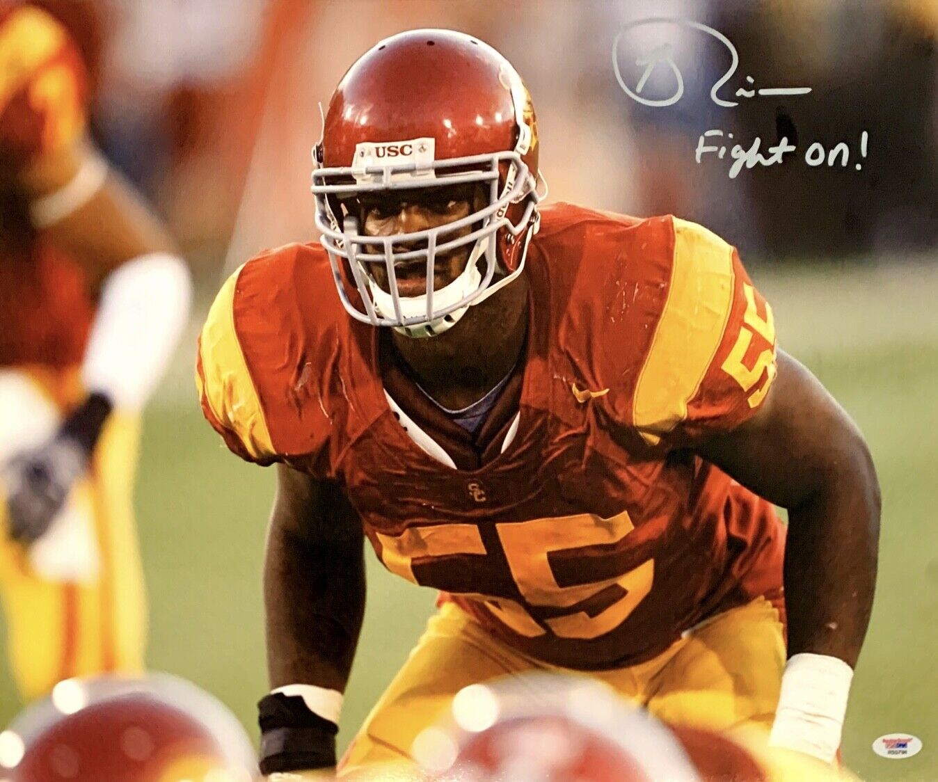 Keith Rivers Signed USC 16x20 Photo Poster painting PSA Rookie Graph