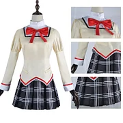 [Wetrose] In Stock Tomoe Mami Sakura Kyouko Miki Sayaka Cosplay Costume Mahoushoujo Magic Girl Dress Anime School Uniform Madoka