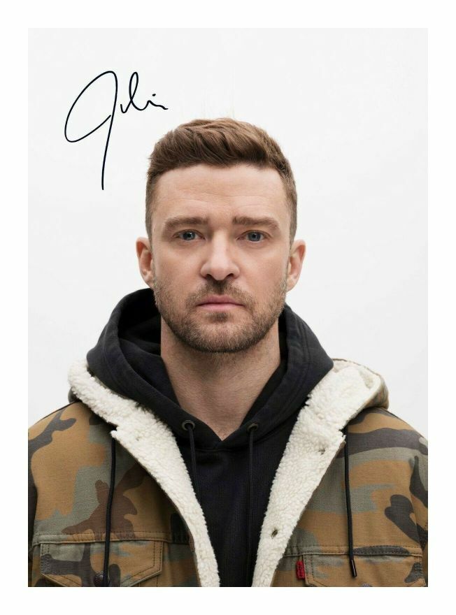 JUSTIN TIMBERLAKE AUTOGRAPH SIGNED PP Photo Poster painting POSTER