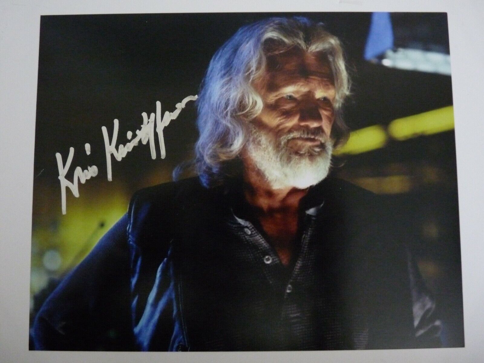 Kris Kristofferson Signed Autographed 8x10 Photo Poster painting Beckett Certified