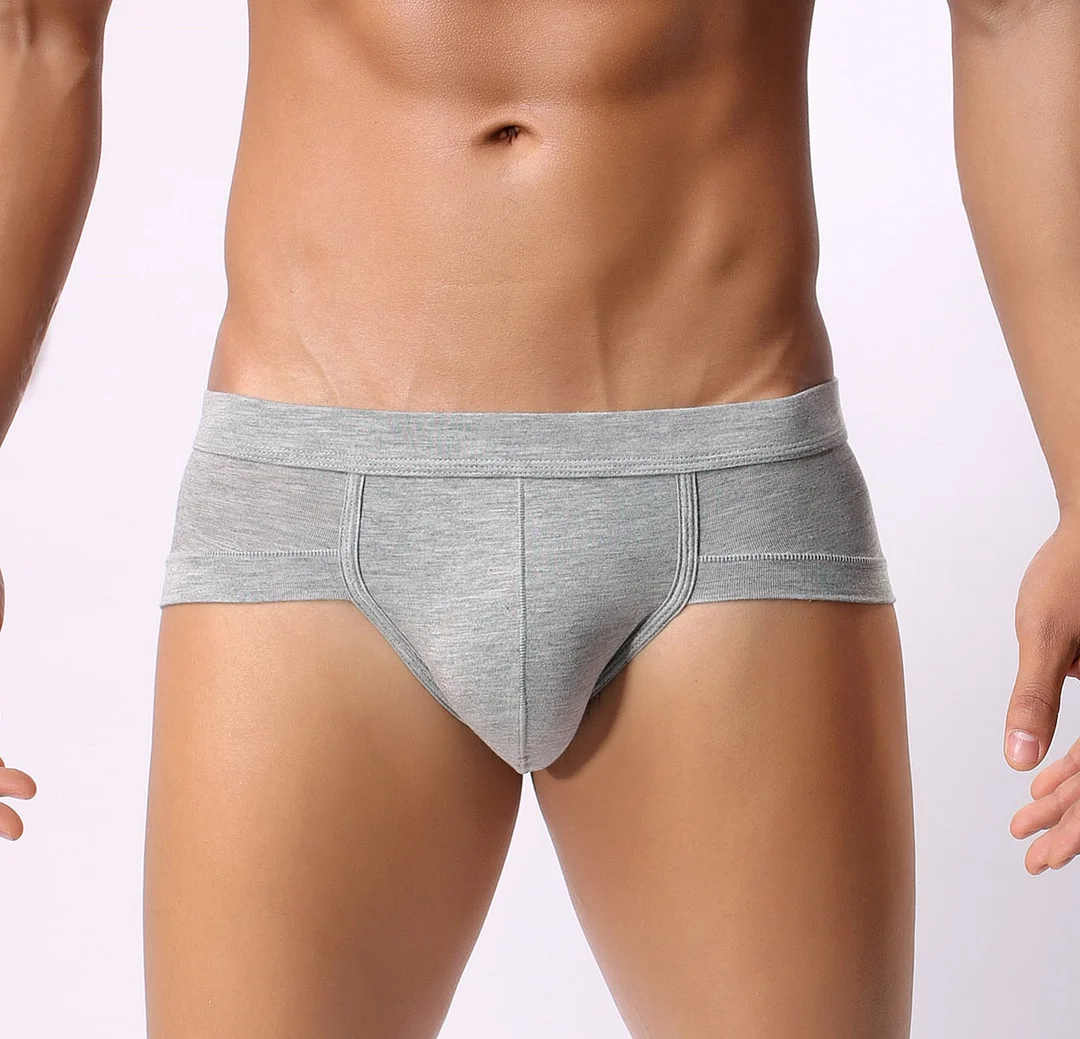 Huiketi Men Briefs Underwear Men's Sexy Briefs Underpants Modal Comfortable Mens Briefs Underwear Shorts Cueca Male Panties Solid