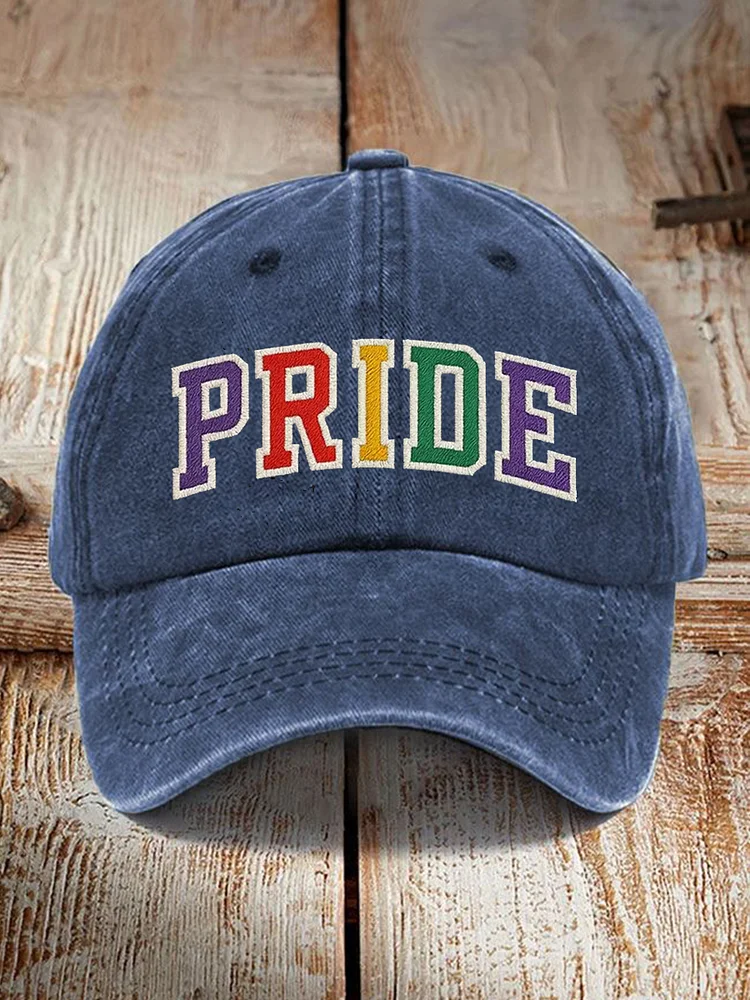 Unisex LGBT Pride gewaschene Baseball mütze