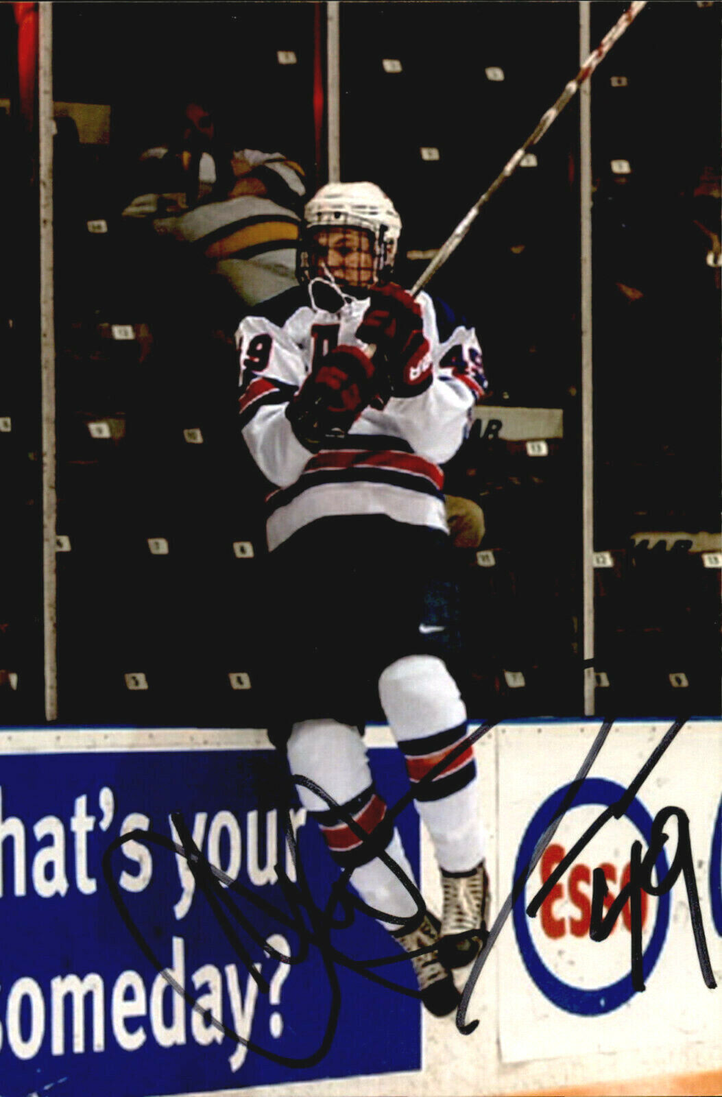 Max Jones SIGNED 4x6 Photo Poster painting TEAM USA / LONDON KNIGHTS / ANAHEIM DUCKS