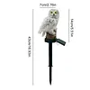 LED Resin Simulation Animal Lawn Ground Plug Lamp Weatherproof Solar Figures Energy-Saving Lighting Easy To Use for Outdoor Patio Yard Balcony Courtyard