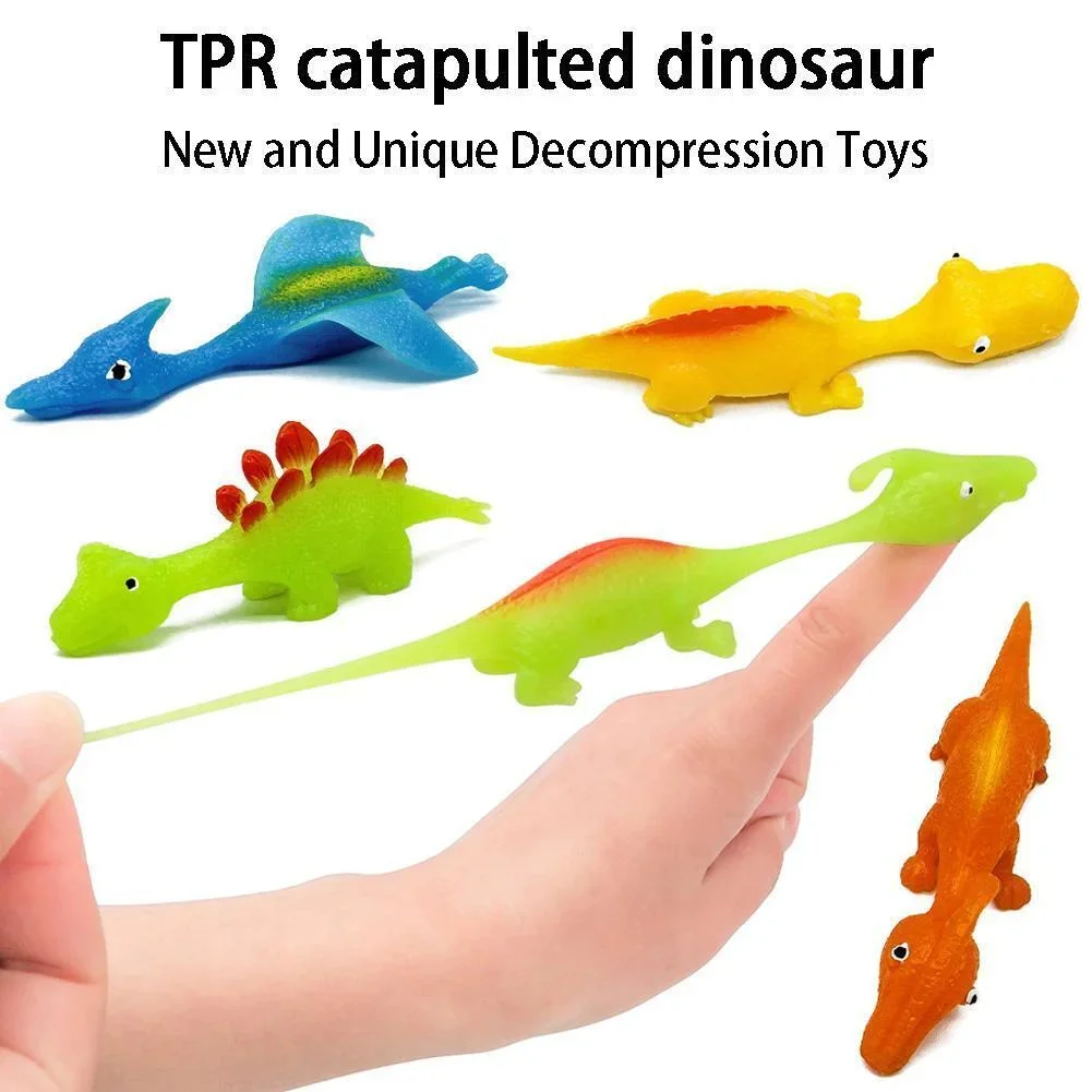  (🌲EARLY CHRISTMAS SALE - 50% OFF) 🎁Slingshot Dinosaur Finger Toys. 🔥BUY 5 GET 5 FREE
