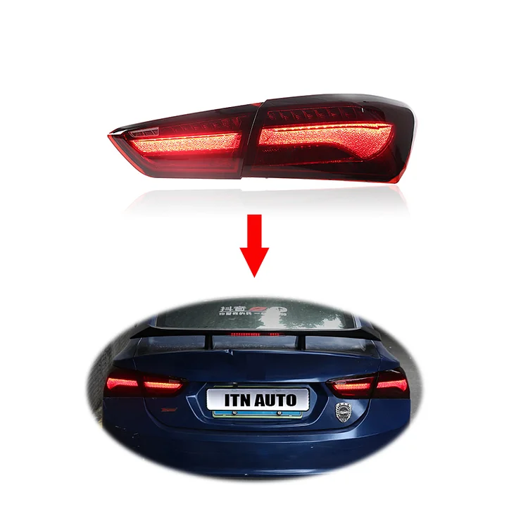 Full LED crystal taillight taillamp brake lamp reversing light assembly for chevrolet malibu XL tail light tail lamp 2016-2018 ITN Auto