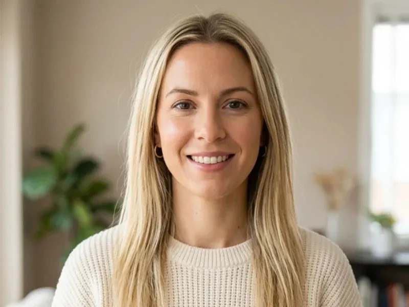 Hair before root lift styling