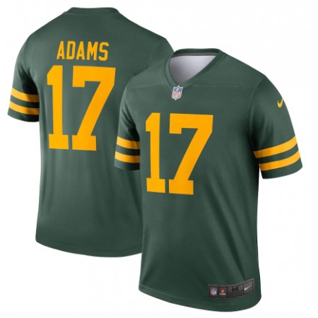 Men's Green Bay Packers #17 Davante Adams 2021 Green Legend Stitched Football Jersey C5E1