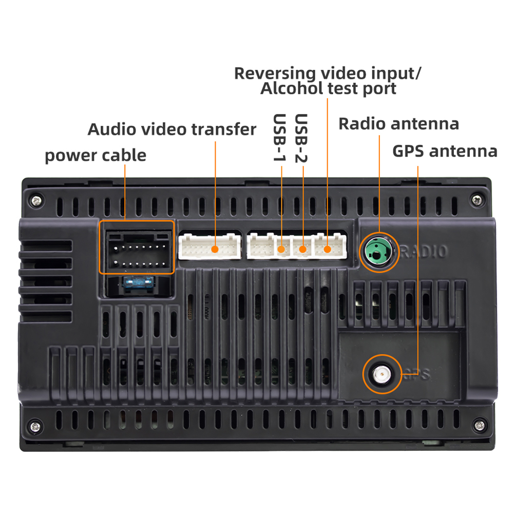 

9210SE Car Stereo Android 10.1 Car Radio w/Alcohol Tester Function + Camera, Without camera-1, 501 Original