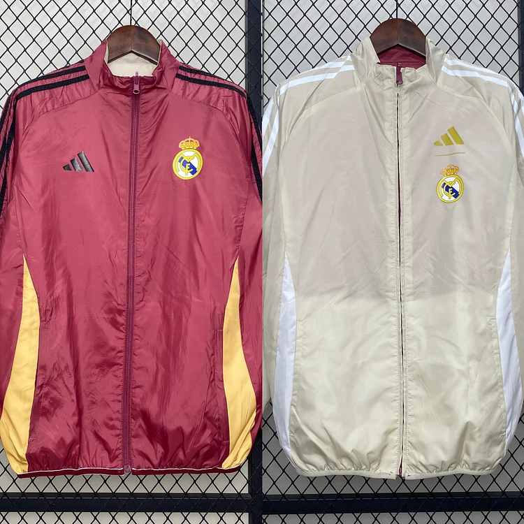 24/25 Real Madrid Trench Coat Reversible