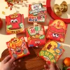 6PCS Creative Cartoon CNY Blessings Red Packet Envelope