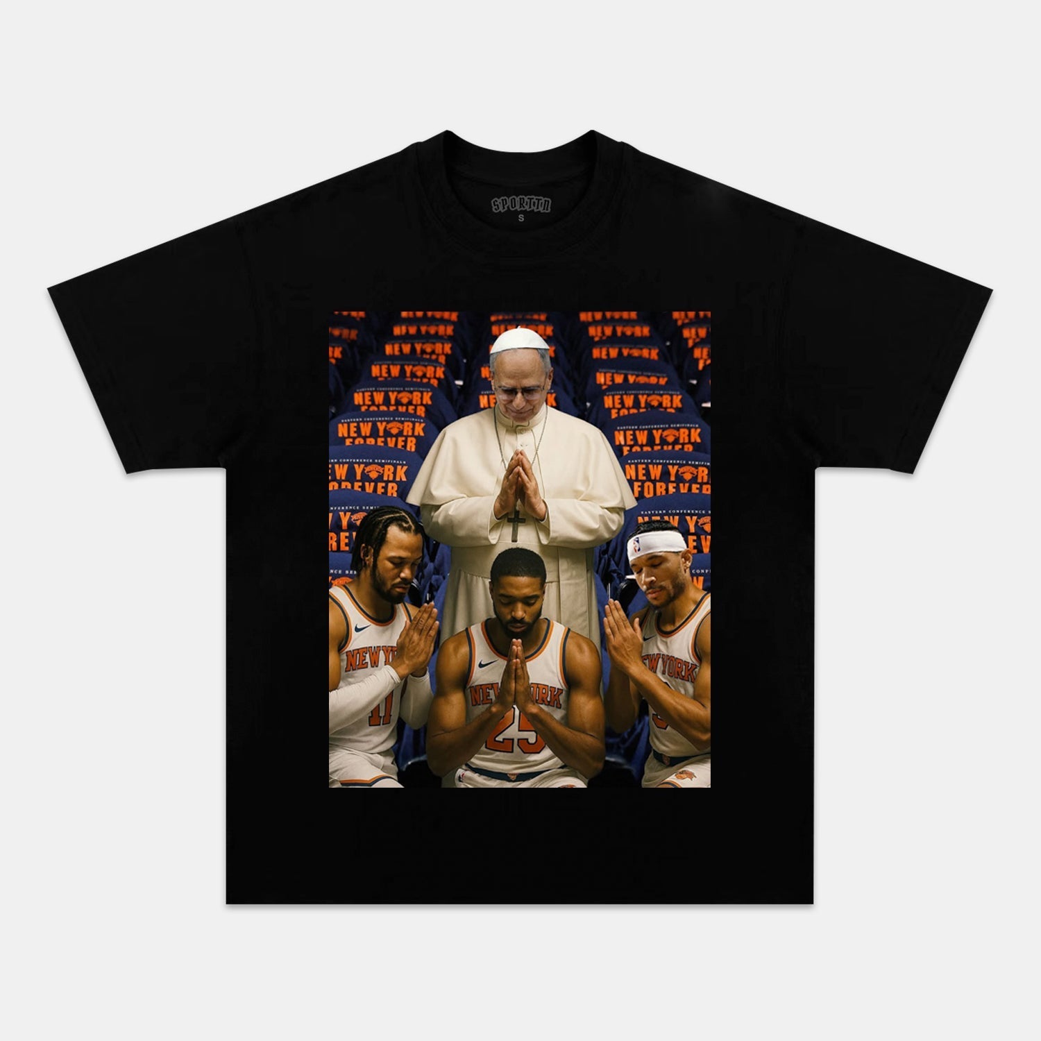 NEW POPE & NEW YORK KNICKS TEE