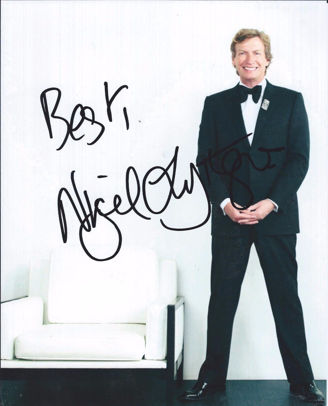 Nigel Lythgoe Signed Autographed 8x10 Photo Poster painting So You Think You Can Dance Producer