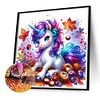 5D diy volle runde bohrer diamant malerei einhorn wanddekoration kunst handwerk 40x40cm