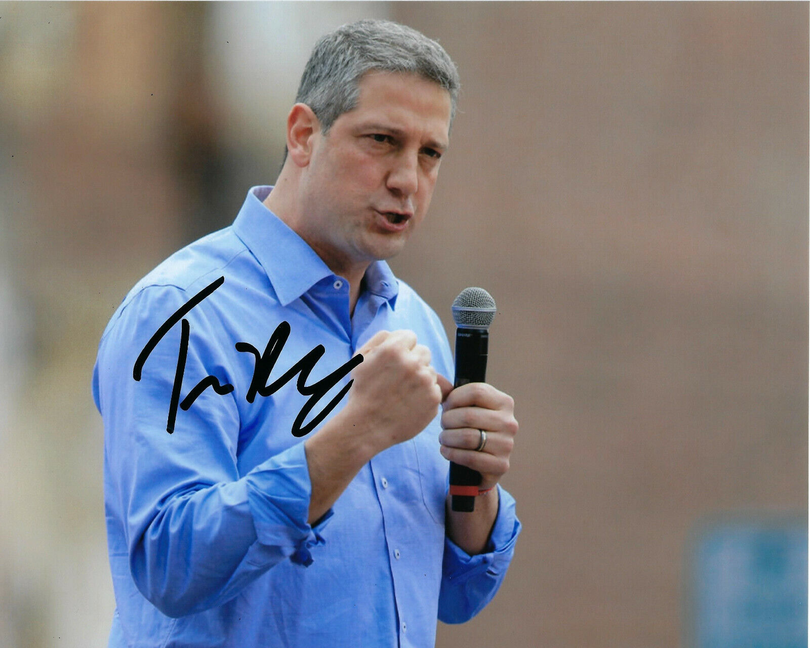 SENATOR TIM RYAN - 2020 DEMOCRATIC CANDIDATE - SIGNED AUTHENTIC 8x10 Photo Poster painting D COA