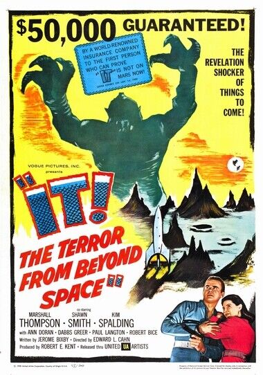 IT THE TERROR BEYOND - HORROR MOVIE POSTER - Photo Poster painting QUALITY INSERT -  POST!