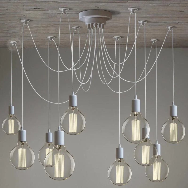 Farmhouse Chandeliers Edison Light Bulb Pendant Lights Rustic Light Fixtures